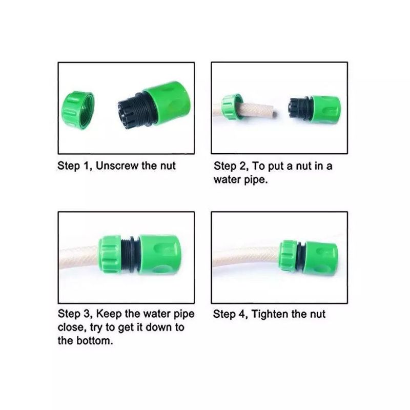 Casa si Gradina - Gradinarit si plante - Instalatii si accesorii pentru irigatii - Accesorii irigare - Duze de pulverizare-Set de 4 piese , culoare: negru/verde - Infinity.ro