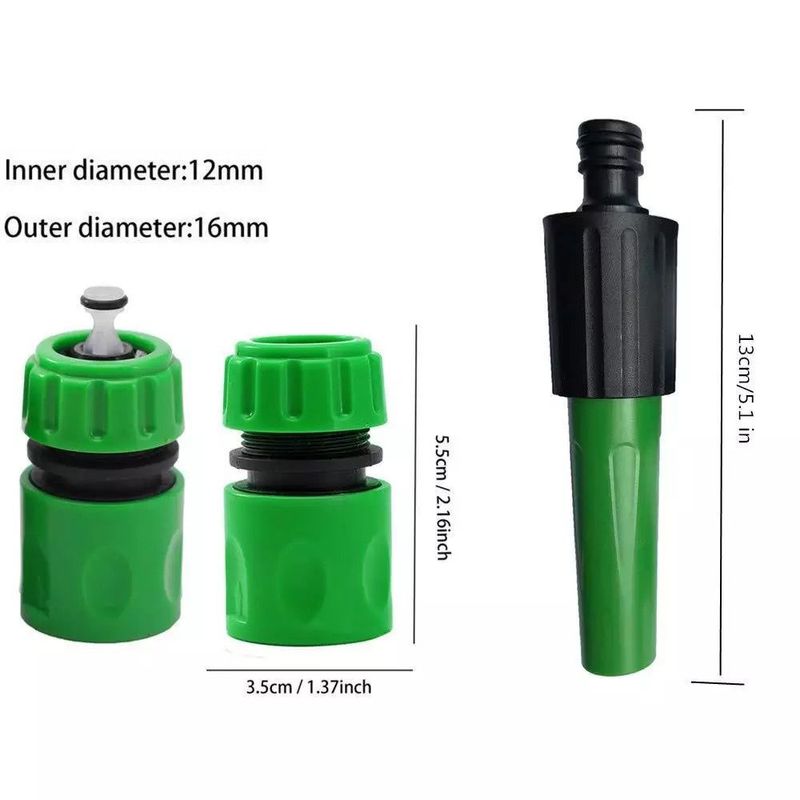 Casa si Gradina - Gradinarit si plante - Instalatii si accesorii pentru irigatii - Accesorii irigare - Duze de pulverizare-Set de 4 piese , culoare: negru/verde - Infinity.ro