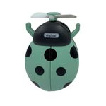 Electronice si Electrocasnice - Climatizare si sisteme de incalzire - Aparate racire aer - Ventilatoare - Ventilator Mini Lady Buburuza cu oglinda , culoare: verde - Infinity.ro