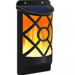 Casa si Gradina - Corpuri si surse de iluminat - Iluminat exterior - Lampi solare - Lampa solara de perete cu efect de flacara, set: 1 buc - Infinity.ro