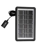 Casa si Gradina - Electrice - Panouri fotovoltaice si accesorii - Panou solar fotovoltaic portabil cu functie incarcare telefoane si intrare USB , putere:  8 W - Infinity.ro