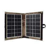 Casa si Gradina - Electrice - Panouri fotovoltaice si accesorii - Panou pentru Incarcare Solara, Portabil, Incarcare USB, 7W, pliabil, husa textila , culoare: maro - Infinity.ro