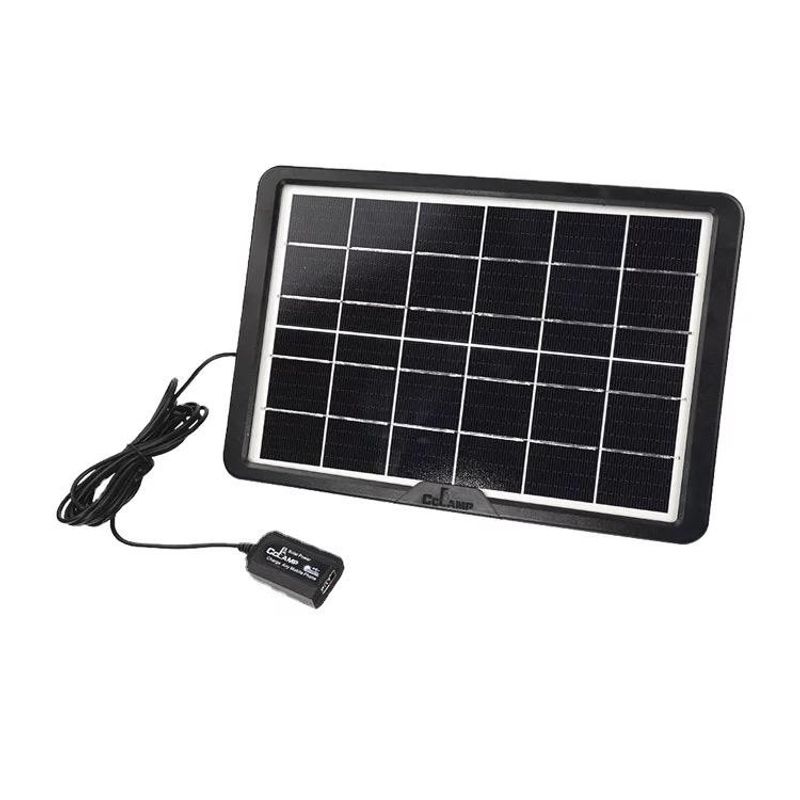 Casa si Gradina - Electrice - Panouri fotovoltaice si accesorii - Panou solar fotovoltaic portabil cu functie incarcare telefoane si intrare USB CL-680 , putere:  8 W - Infinity.ro