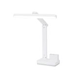 Casa si Gradina - Corpuri si surse de iluminat - Veioze si lampi - Veioze - Lampa de birou cu LED, pliabila, protectie ochi si suport detasabil , culoare: alb - Infinity.ro