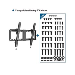 Set suruburi universale VESA pentru suporturi TV/monitor Bontec, 76 buc, 80 inch/203 cm max