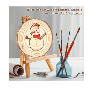 Set felii de copac perforate, VeliumCraft, 6-7 cm, pin 10 bucati, set 12 culori si 2 pensule incluse, cu iuta 3 m