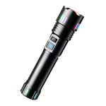 Casa si Gradina - Corpuri si surse de iluminat - Iluminat exterior - Lanterne - Lanterna puternica de mana P45 pentru distante lungi 500 m , culoare: negru - Infinity.ro