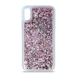 Husa de protectie Liquid Sparkle pentru Samsung Galaxy S21 Ultra, bumper, Roz - Adauga un strop de stralucire telefonului tau