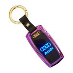 Market - Tutun si tigari - Articole si accesorii tutun - Bricheta LED cu incandescenta-breloc AUDI , culoare: magenta - Infinity.ro