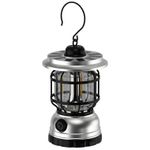 Casa si Gradina - Corpuri si surse de iluminat - Iluminat exterior - Lampi solare - Lampa solara, portabila, de camping, cu LED, reincarcabila USB , culoare: argintiu, set: 1 buc - Infinity.ro