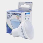 Casa si Gradina - Corpuri si surse de iluminat - Becuri si tuburi neon - Becuri - Bec GU10 LED 7W, 560 lm, lumina calda (2700K), Optonica - Infinity.ro