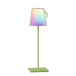 Casa si Gradina - Corpuri si surse de iluminat - Veioze si lampi - Veioze - Lampa de masa LED cu atingere si schimbarea culorii, Dolly White RGBW, 5,5 W , culoare: verde deschis - Infinity.ro
