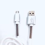 PC, gaming si accesorii - Retelistica - Cabluri si accesorii - Cablu de incarcare telefon tip micro usb , culoare: argintiu - Infinity.ro