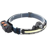 Casa si Gradina - Corpuri si surse de iluminat - Iluminat exterior - Lanterne - Lanterna de cap, multifunctionala, 3 moduri iluminare, senzor miscare, incarcare USB , culoare: negru - Infinity.ro