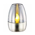 Casa si Gradina - Corpuri si surse de iluminat - Veioze si lampi - Veioze - Lumanari solare reincarcabile, cu LED-uri, pentru exterior, rezistente la apa, cutie cu 6 bucati , tip lumina: calda - Infinity.ro