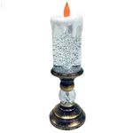 Casa si Gradina - Corpuri si surse de iluminat - Veioze si lampi - Lampi de veghe - Lampa decorativa lumanare stralucitoare colorata RGB , culoare: auriu, set: 2 buc - Infinity.ro