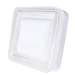 Casa si Gradina - Corpuri si surse de iluminat - Plafoniere, aplice si spoturi - Plafoniera LED patrata, lumina alb rece, crystal design , putere:  24W, set: 5 buc - Infinity.ro