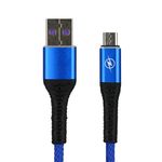 PC, gaming si accesorii - Retelistica - Cabluri si accesorii - Cablu pentru incarcare si transfer de date micro usb , culoare: albastru - Infinity.ro