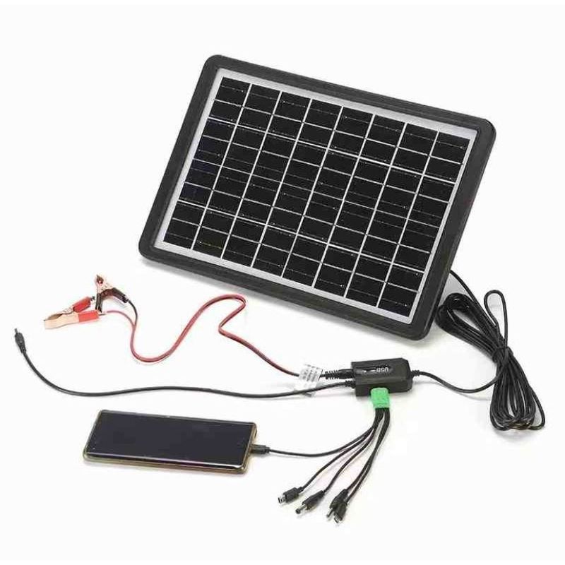 Casa si Gradina - Electrice - Panouri fotovoltaice si accesorii - Panou solar fotovoltaic portabil cu functie incarcare telefoane si intrare USB, putere: 15 W - Infinity.ro