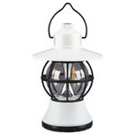 Sport si Outdoor - Camping - Articole solare camping - Lampi si lanterne camping - Lampa portabila de camping vintage cu LED , culoare: alb, set: 2 buc - Infinity.ro