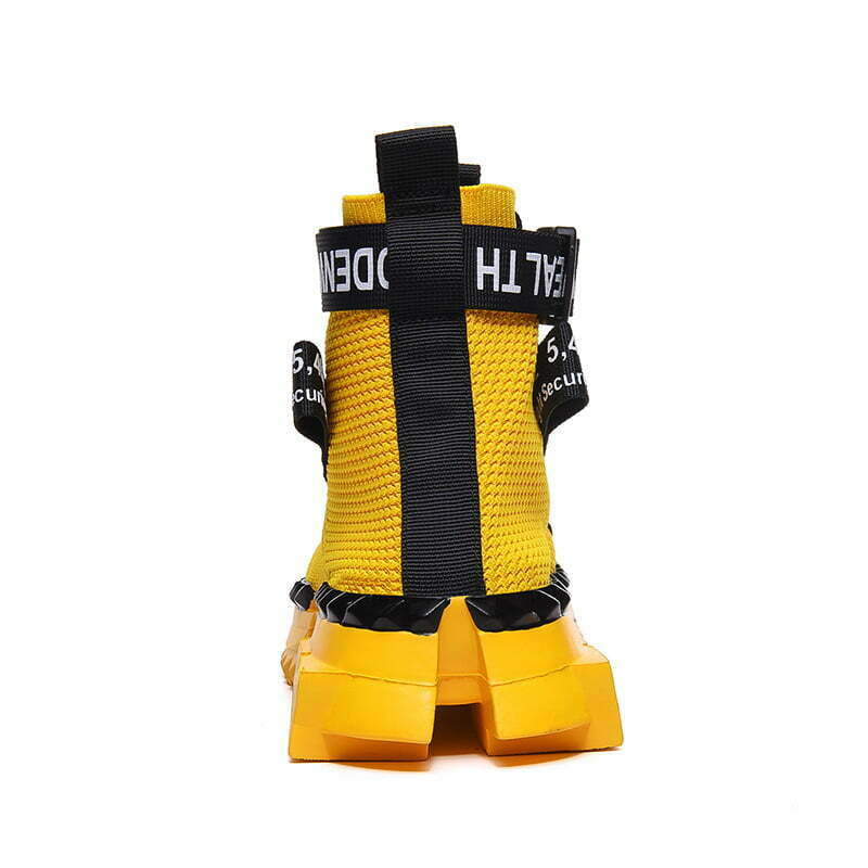 Fashion, accesorii si bijuterii - Barbati - Incaltaminte barbati - Sneakers si tenisi barbati - Pantofi sport HI top MBrands, usori cu talpa flexibila 44 Negru - Infinity.ro