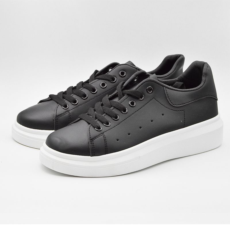 Fashion, accesorii si bijuterii - Barbati - Incaltaminte barbati - Sneakers si tenisi barbati - Sneakers Barbati MBrands cu talpa flexibila, din piele ecologica, negru A88-3 40 - Infinity.ro