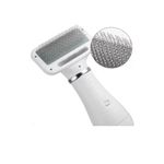 Petshop - Ingrijire si Igiena - Produse uz extern - Perii si manusi - Perie cu uscator 2 in 1 pentru animale , culoare: alb/albastru - Infinity.ro