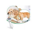 Petshop - Ingrijire si Igiena - Produse uz extern - Perii si manusi - Perie cu uscator 2 in 1 pentru animale , culoare: alb/albastru - Infinity.ro
