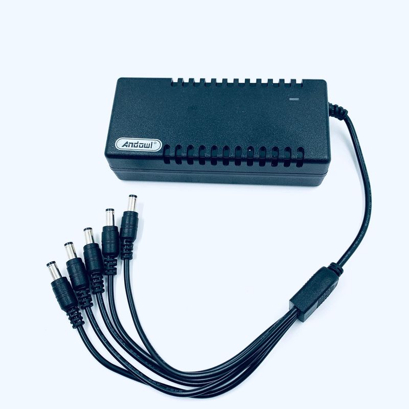 PC, gaming si accesorii - Retelistica - Cabluri si accesorii - Incarcator transformator cu cablu splitter , culoare: negru - Infinity.ro