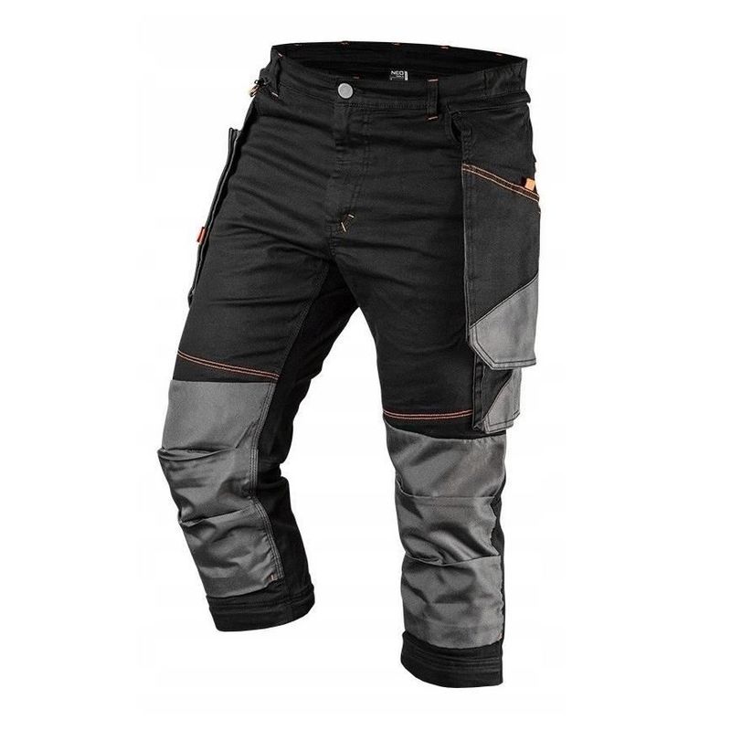 Casa si Gradina - Constructii - Echipamente de lucru - Imbracaminte protectia muncii - Pantaloni de lucru slim fit, buzunare detasabile, model HD, marimea XS/46, NEO - Infinity.ro