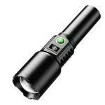 Casa si Gradina - Corpuri si surse de iluminat - Iluminat exterior - Lanterne - Lanterna LED reincarcabila USB din aliaj de aluminiu, 30w , culoare: negru - Infinity.ro