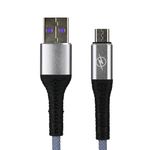 PC, gaming si accesorii - Retelistica - Cabluri si accesorii - Cablu pentru incarcare si transfer de date micro usb , culoare: gri - Infinity.ro