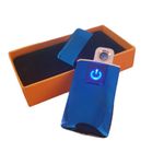 Casa si Gradina - Bucatarie si vesela - Ustensile bucatarie - Aprinzatoare aragaz - Bricheta electrica USB cu amprenta , culoare: albastru - Infinity.ro