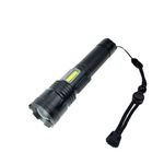 Casa si Gradina - Corpuri si surse de iluminat - Iluminat exterior - Lanterne - Lanterna led COB reincarcabila metalica , culoare: negru - Infinity.ro