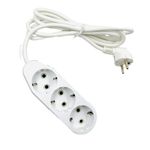 Casa si Gradina - Electrice - Accesorii electrice - Prelungitoare, triple, fise - Prelungitor liniar cu 3 prize ceramice,  marime: 3 m - Infinity.ro