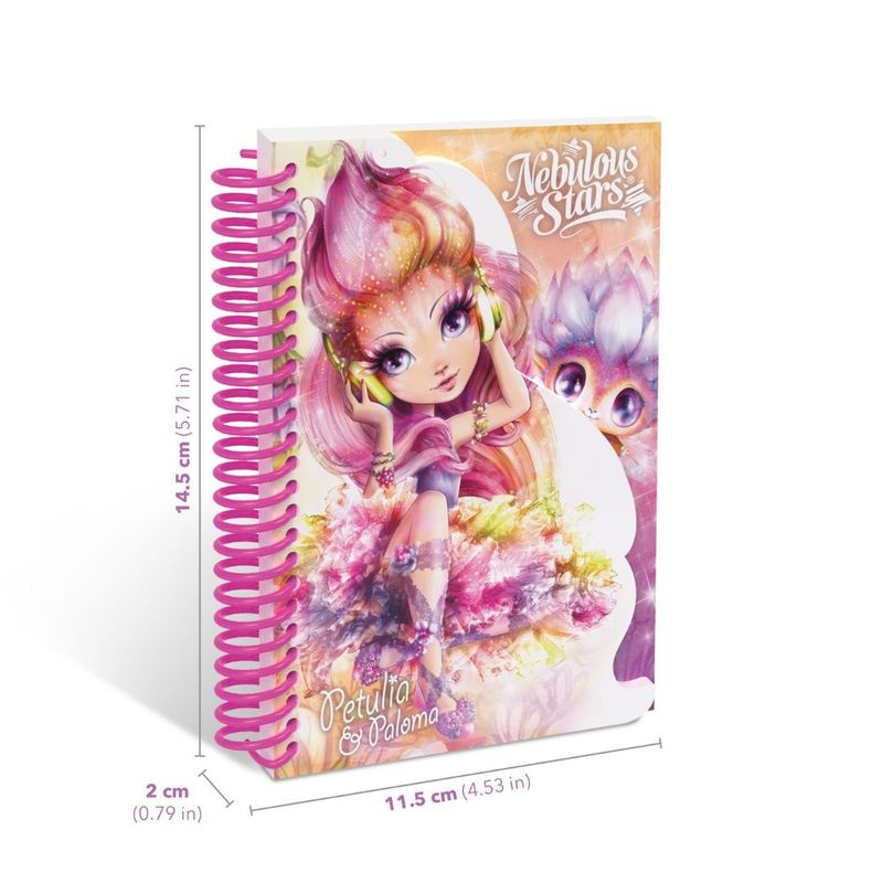 Carti si Birotica - Papetarie - Agende si calendare - Agende si carnete - Mini bloc de notite, personaje Petulia si Paloma - Nebulous Stars - Infinity.ro