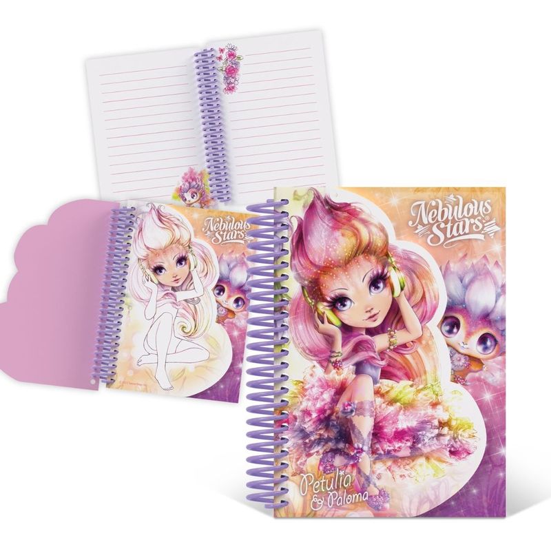 Carti si Birotica - Papetarie - Agende si calendare - Agende si carnete - Mini bloc de notite, personaje Petulia si Paloma - Nebulous Stars - Infinity.ro