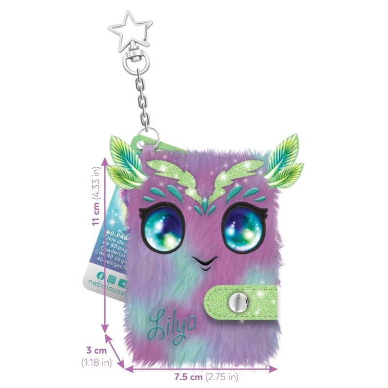 Carti si Birotica - Papetarie - Agende si calendare - Agende si carnete - Mini carnetel pufos, personaj Lilya - Nebulous Stars - Infinity.ro