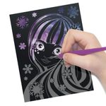 Jucarii, Copii si Bebe - Jucarii si jocuri - Jucarii & jocuri educative - Seturi de artizanat - Set de Arta "Scratch & Sketch" cu Personajul Isadora – Nebulous Stars - Infinity.ro