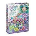 Jucarii, Copii si Bebe - Jucarii si jocuri - Jucarii & jocuri educative - Seturi de artizanat - Set Art & Craft cu Pulbere Stralucitoare si Folie, Personaj Marinia - Nebulous Stars - Infinity.ro