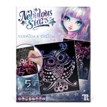 Jucarii, Copii si Bebe - Jucarii si jocuri - Jucarii & jocuri educative - Seturi de artizanat - Set de Arta "Scratch & Sketch" cu Personajul Isadora – Nebulous Stars - Infinity.ro