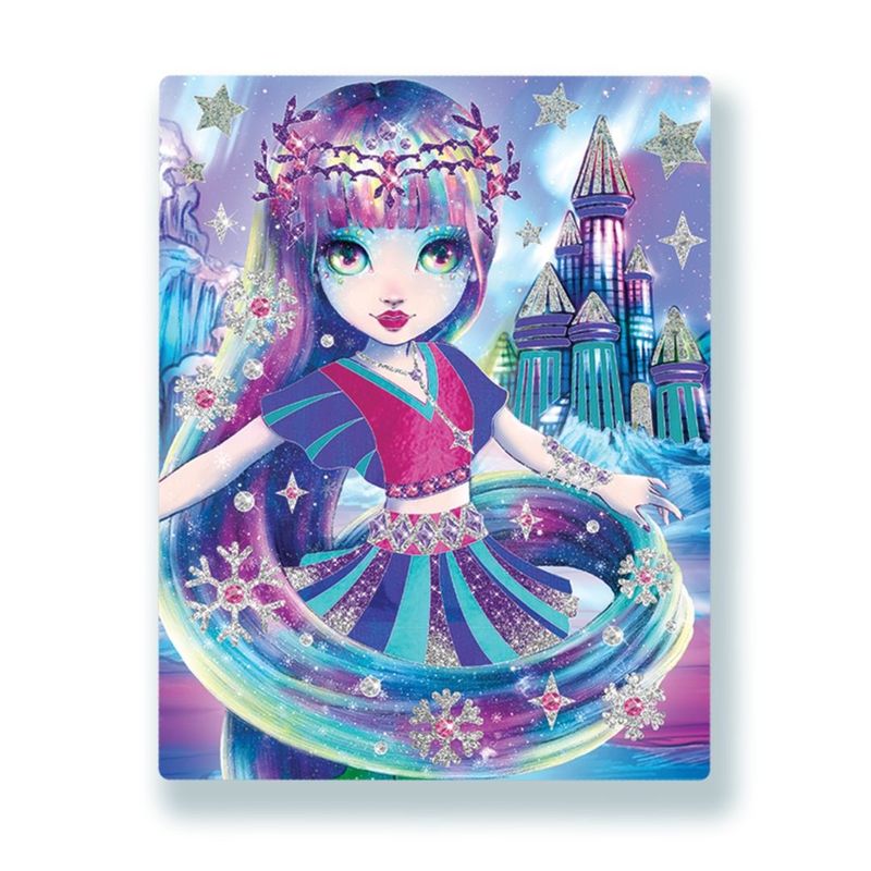Jucarii, Copii si Bebe - Jucarii si jocuri - Jucarii & jocuri educative - Seturi de artizanat - Set Art & Craft cu Pulbere Stralucitoare si Folie, Personaj Marinia - Nebulous Stars - Infinity.ro