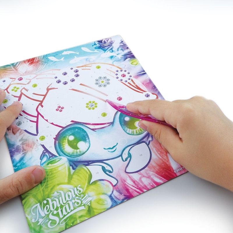 Jucarii, Copii si Bebe - Jucarii si jocuri - Jucarii & jocuri educative - Seturi de artizanat - Set Art & Craft cu Pulbere Stralucitoare si Folie, Personaj Marinia - Nebulous Stars - Infinity.ro
