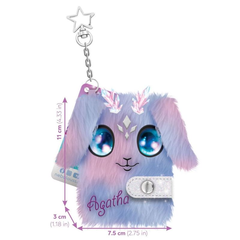 Carti si Birotica - Papetarie - Agende si calendare - Agende si carnete - Mini carnetel pufos, personaj Agatha - Nebulous Stars - Infinity.ro