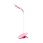 Casa si Gradina - Corpuri si surse de iluminat - Veioze si lampi - Veioze - Lampa de birou flexibila cu clips, protectia ochilor si incarcare USB , culoare: roz, set: 2 buc - Infinity.ro