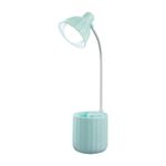 Casa si Gradina - Corpuri si surse de iluminat - Veioze si lampi - Veioze - Lampa de birou flexibila, cu suport, trei temperaturi de culoare , culoare: bleu - Infinity.ro