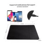 PC, gaming si accesorii - Periferice PC - Mousepad - Mouse pad cu incarcator wireless de 10W , culoare: negru - Infinity.ro