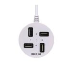 PC, gaming si accesorii - Retelistica - Hub-uri - Hub USB Super Speed cu 4 porturi , culoare: alb - Infinity.ro