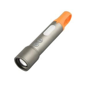 Lanterna LED cu luminozitate maxima 1000 m , culoare: gri, set: 1 buc