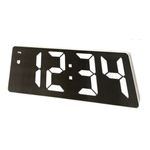 Casa si Gradina - Decoratiuni - Ceasuri - Ceas digital de masa cu LED si alarma, format 12/24H , culoare: alb - Infinity.ro